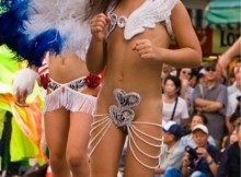 日本も負けてなかったｗｗｗ全裸同然で踊る日本のサンバカーニバルが非常に抜けるんだがｗｗｗｗ