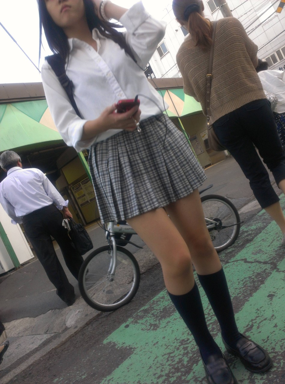 【街撮りJK】撮影者のセンスが光る夏服女子高生の街撮り画像ｗｗｗｗ その9